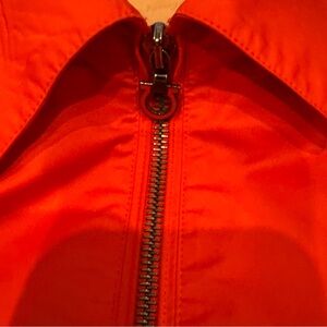Salvatore Ferragamo Gancini Lightweight Jacket Size 52. Us 42 medium orange.